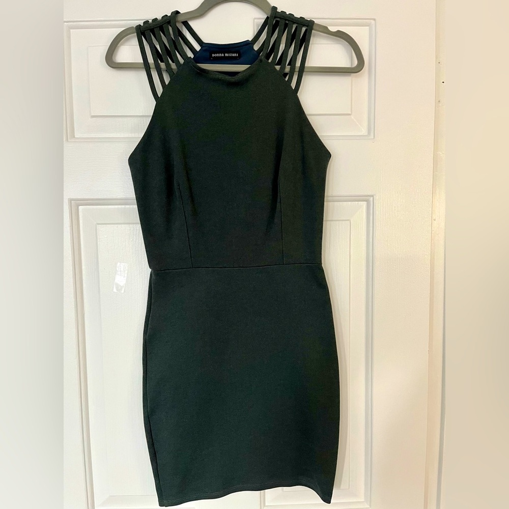 Dark grey bodycon mini